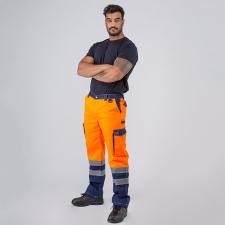 Παντελόνι εργασίας με πλαϊνές τσέπες (Trousers HI VIS)